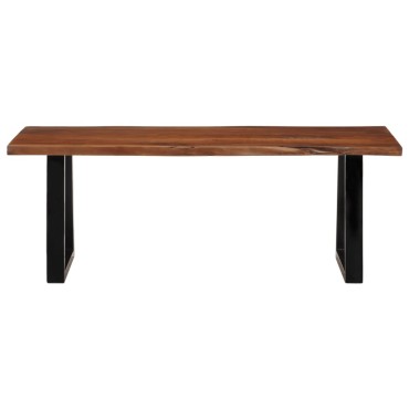 vidaXL Τραπεζάκι Σαλονιού Καφέ Μελί 110x55x40cm Μασίφ Ξύλο Ακακίας 1 τεμ.