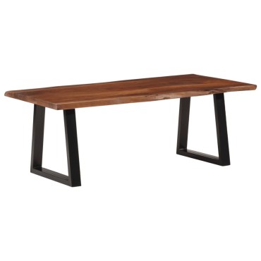 vidaXL Τραπεζάκι Σαλονιού Καφέ Μελί 110x55x40cm Μασίφ Ξύλο Ακακίας 1 τεμ.