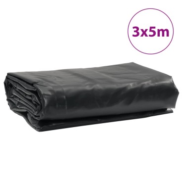 vidaXL Μουσαμάς Ανθρακί 650 γρ./μ.² 3x5 μ.