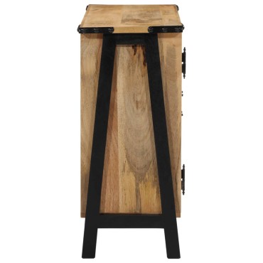 vidaXL Ντουλάπι 88x30x69cm από Μασίφ Ξύλο Μάνγκο 1 τεμ.
