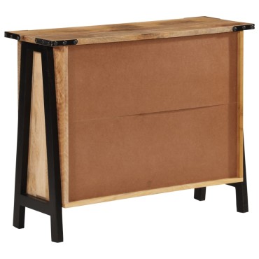 vidaXL Ντουλάπι 88x30x69cm από Μασίφ Ξύλο Μάνγκο 1 τεμ.