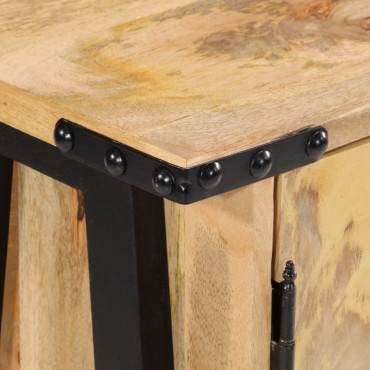 vidaXL Ντουλάπι 88x30x69cm από Μασίφ Ξύλο Μάνγκο 1 τεμ.