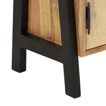 vidaXL Ντουλάπι 88x30x69cm από Μασίφ Ξύλο Μάνγκο 1 τεμ.