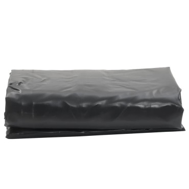 vidaXL Μουσαμάς Μαύρο 5 x 8 μ. 650 γρ./μ²