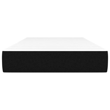 vidaXL Στρώμα με Pocket Springs Μαύρο 120x190x20cm Υφασμάτινο 1 τεμ. - Μονό