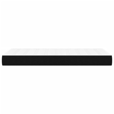 vidaXL Στρώμα με Pocket Springs Μαύρο 120x190x20cm Υφασμάτινο 1 τεμ. - Μονό