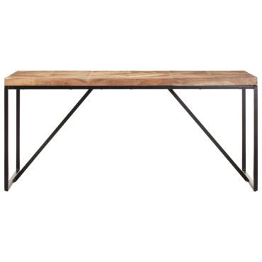 vidaXL Τραπεζαρία 160x70x76cm από Μασίφ Ξύλο Ακακίας/Ξύλο Μάνγκο 1 τεμ.