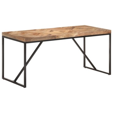 vidaXL Τραπεζαρία 160x70x76cm από Μασίφ Ξύλο Ακακίας/Ξύλο Μάνγκο 1 τεμ.