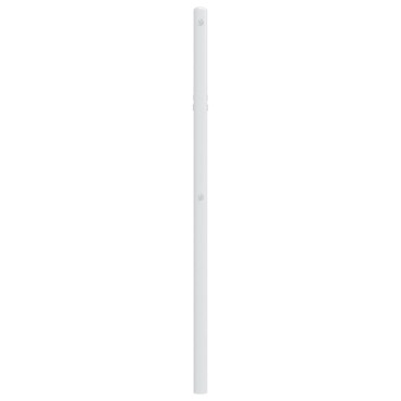vidaXL Κεφαλάρι Λευκό Μεταλλικό 80x4x98cm 1 τεμ.