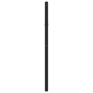 vidaXL Κεφαλάρι Μαύρο Μεταλλικό 80x4x98cm 1 τεμ.