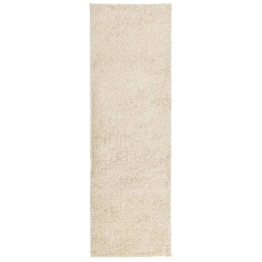 vidaXL Χαλί Shaggy PAMPLONA με Ψηλό Πέλος Μοντέρνο Χρυσό 80x250cm