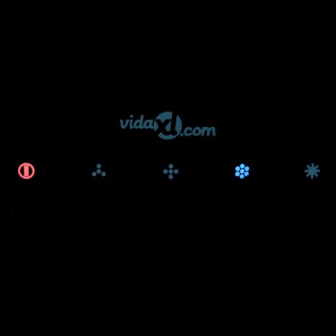 vidaXL Απορροφητήρας Νησίδα με Αισθητήρα Αφής LCD από Ψημένο Γυαλί 38x37,5x(35-128,5)cm