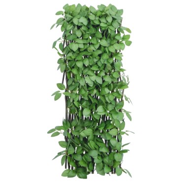 vidaXL Καφασωτό Επεκτεινόμενο Πράσινο 180x65cm Τεχνητός Κισσός