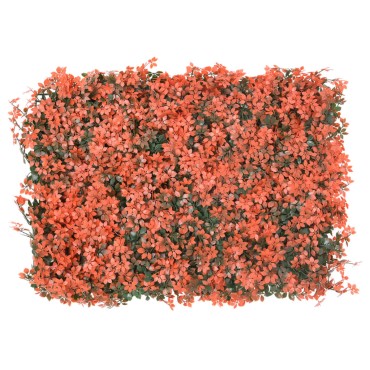  vidaXL Φράχτης 6 τεμ. Αν. Κόκκινο 40x60 εκ. Τεχνητά Φύλλα Σφενδάμου