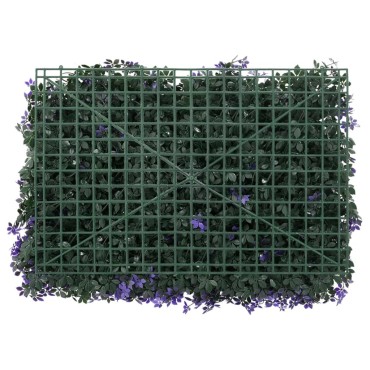  vidaXL Φράχτης 6 τεμ. Μοβ 40 x 60 εκ. από Τεχνητά Φύλλα