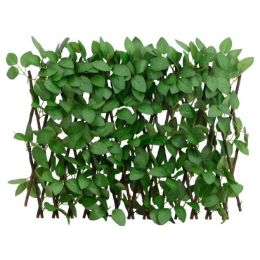 vidaXL Καφασωτό Επεκτεινόμενο 5 Τεμ. Πράσινο 180x30cm Τεχνητός Κισσός