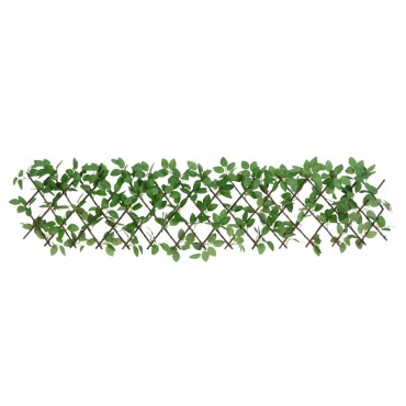 vidaXL Καφασωτό Επεκτεινόμενο 5 Τεμ. Πράσινο 180x30cm Τεχνητός Κισσός