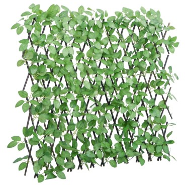 vidaXL Καφασωτό Επεκτεινόμενο 5 Τεμ. Πράσινο 180x65cm Τεχνητός Κισσός