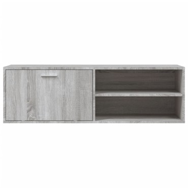 vidaXL Έπιπλο Τηλεόρασης Γκρι Sonoma 120x34x37cm από Επεξ. Ξύλο