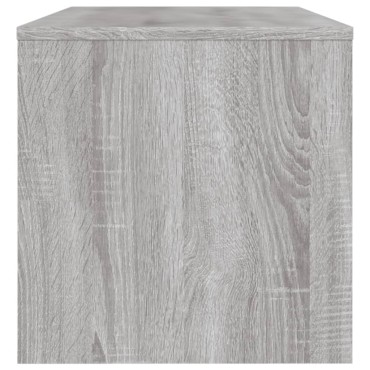 vidaXL Έπιπλο Τηλεόρασης Γκρι Sonoma 120x34x37cm από Επεξ. Ξύλο