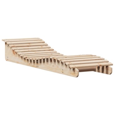 vidaXL Ξαπλώστρες 2 τεμ. 205x60x31,5cm από Μασίφ Ξύλο Πεύκου
