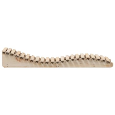 vidaXL Ξαπλώστρες 2 τεμ. 205x60x31,5cm από Μασίφ Ξύλο Πεύκου