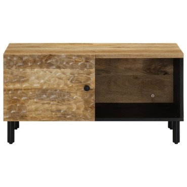 vidaXL Τραπεζάκι Σαλονιού 80x50x40cm από Μασίφ Ξύλο Μάνγκο 1 τεμ.