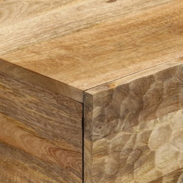 vidaXL Τραπεζάκι Σαλονιού 80x50x40cm από Μασίφ Ξύλο Μάνγκο 1 τεμ.