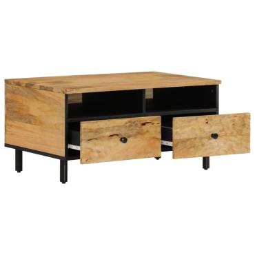 vidaXL Τραπεζάκι Σαλονιού 80x54x40cm από Μασίφ Ξύλο Μάνγκο 1 τεμ.