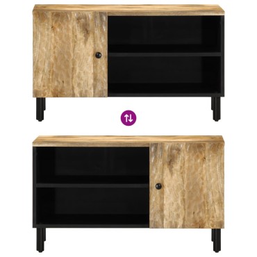 vidaXL Έπιπλο Τηλεόρασης 80x31x46cm από Μασίφ Ξύλο Μάνγκο