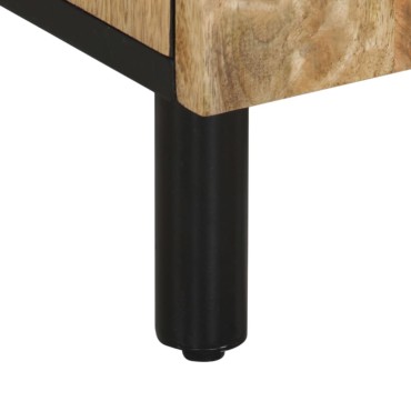 vidaXL Έπιπλο Τηλεόρασης 80x31x46cm από Μασίφ Ξύλο Μάνγκο