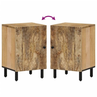 vidaXL Ντουλάπι Μπάνιου 38x33x58cm από Μασίφ Ξύλο Μάνγκο 1 τεμ.