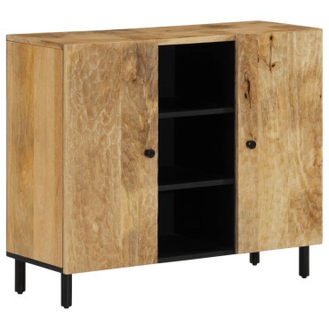 vidaXL Βοηθητικό Ντουλάπι 90x33x75cm από Μασίφ Ξύλο Μάνγκο 1 τεμ.