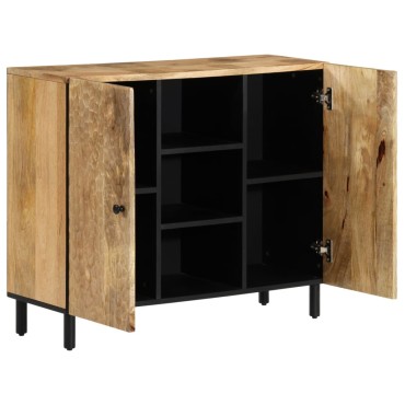 vidaXL Βοηθητικό Ντουλάπι 90x33x75cm από Μασίφ Ξύλο Μάνγκο 1 τεμ.