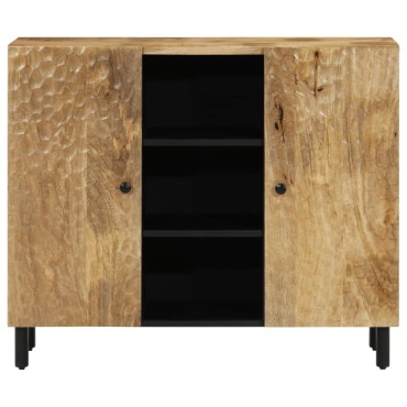 vidaXL Βοηθητικό Ντουλάπι 90x33x75cm από Μασίφ Ξύλο Μάνγκο 1 τεμ.