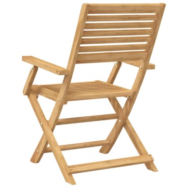 vidaXL Καρέκλες Κήπου Πτυσσόμενες 4 τεμ. 54,5x61,5x86,5cm Μασίφ Ακακία