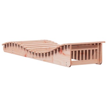 vidaXL Ξαπλώστρα 205x60x31,5cm από Μασίφ Ξύλο Ψευδοτσούγκας 1 τεμ.
