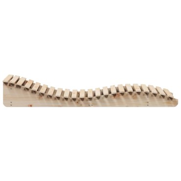 vidaXL Ξαπλώστρα 205x80x31,5cm από Μασίφ Ξύλο Πεύκου 1 τεμ.
