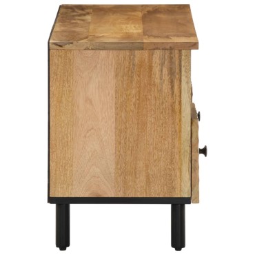 vidaXL Έπιπλο Τηλεόρασης 100x33x46cm από Μασίφ Ξύλο Μάνγκο