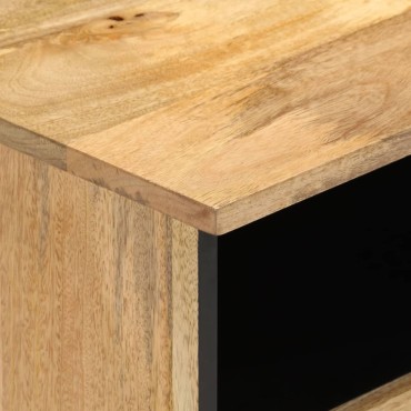 vidaXL Έπιπλο Τηλεόρασης 100x33x46cm από Μασίφ Ξύλο Μάνγκο
