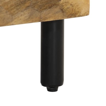 vidaXL Έπιπλο Τηλεόρασης 100x33x46cm από Μασίφ Ξύλο Μάνγκο