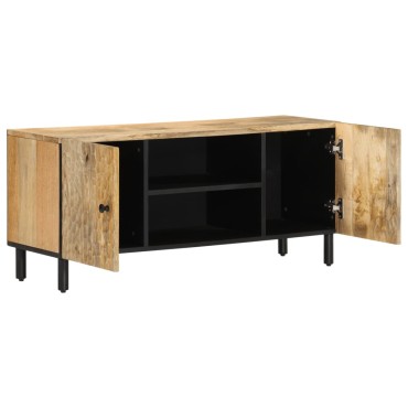 vidaXL Έπιπλο Τηλεόρασης 105x33x46cm από Μασίφ Ξύλο Μάνγκο