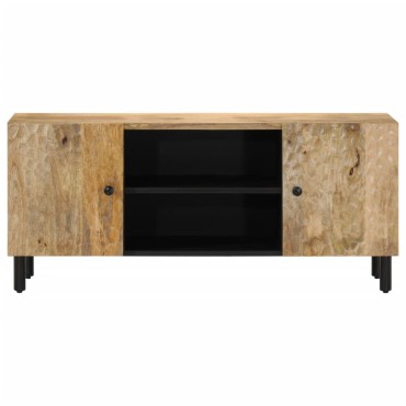 vidaXL Έπιπλο Τηλεόρασης 105x33x46cm από Μασίφ Ξύλο Μάνγκο