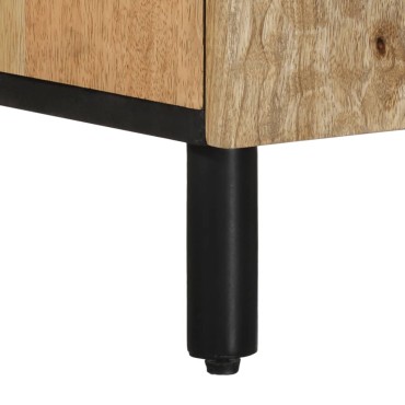 vidaXL Έπιπλο Τηλεόρασης 105x33x46cm από Μασίφ Ξύλο Μάνγκο