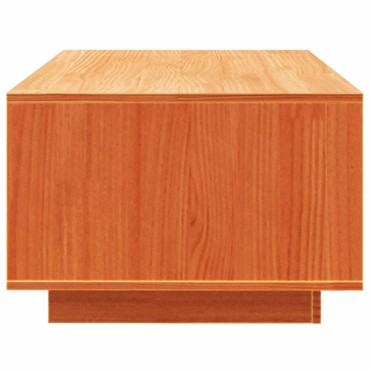 vidaXL Τραπεζάκι Σαλονιού Καφέ Κεριού 110x50x33,5cm Μασίφ Ξύλο Πεύκου 1 τεμ.