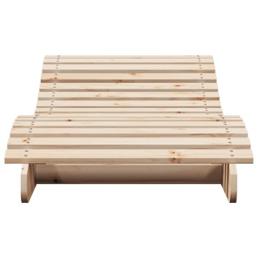 vidaXL Ξαπλώστρα 205x70x31,5cm από Μασίφ Ξύλο Πεύκου 1 τεμ.