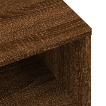 vidaXL Έπιπλο Τηλεόρασης Καφέ Δρυς 120x34x37cm Επεξ. Ξύλο