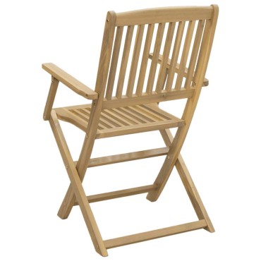 vidaXL Καρέκλες Κήπου Πτυσσόμενες 4 τεμ. 57,5x54,5x90cm Μασίφ Ακακία