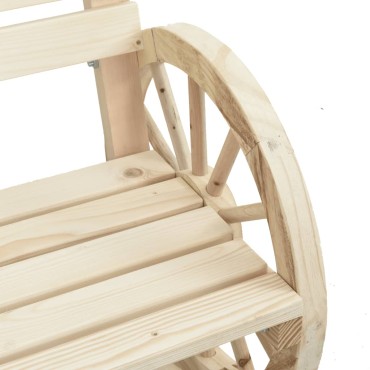 vidaXL Καρέκλα Κήπου 58x58x78,5cm από Μασίφ Ξύλο Ελάτης