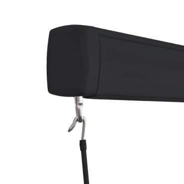 vidaXL Τέντα Κασετίνα Χειροκίνητη Μπλε / Λευκή 350 x 250 εκ.